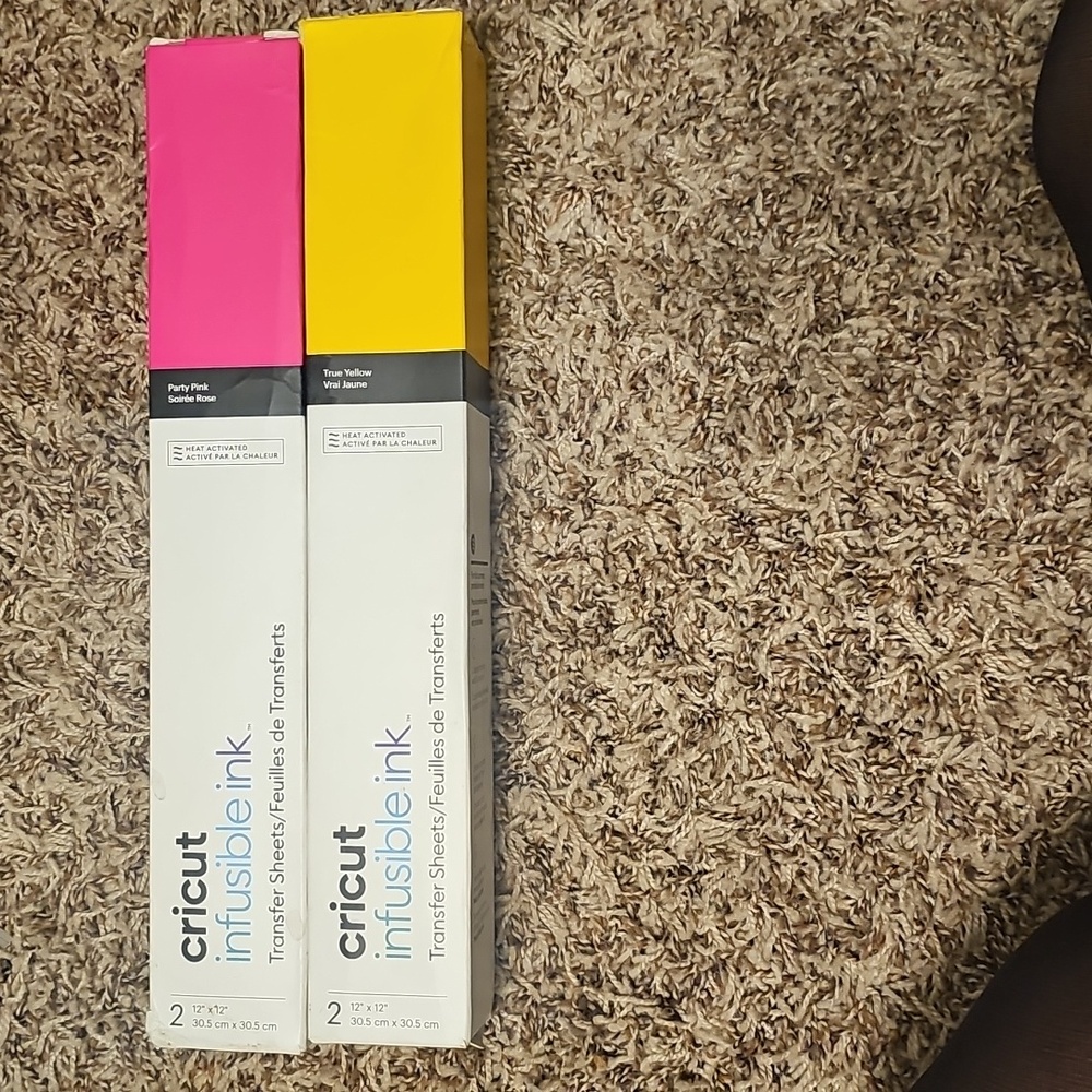 Cricut Infusible Ink Transfer Sheets - Fuchsia and Lemon